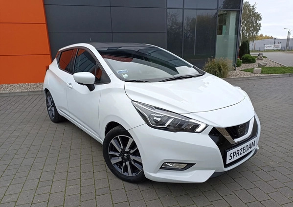 Nissan Micra cena 42499 przebieg: 62150, rok produkcji 2017 z Sieradz małe 106